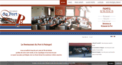 Desktop Screenshot of paimpol-restaurant-du-port.com